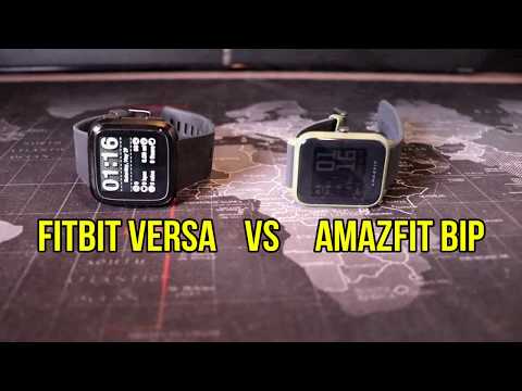 Fitbit Versa vs  Amazfit Bip:  Which is right for you?