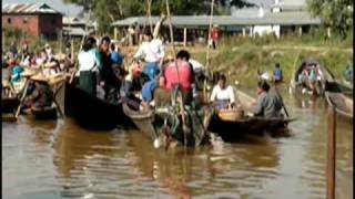 preview picture of video 'Boattrip on the Inle-lake and surroundings, Myanmar.'