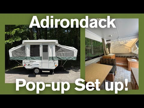 POP UP CAMPER - First Set up and Tour - Rockwood Freedom 1640 LTD