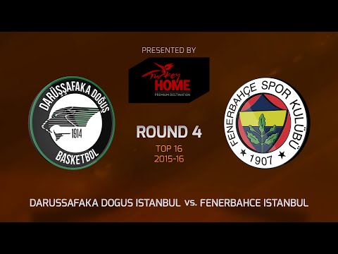 Highlights: Top 16, Round 4, Darussafaka Dogus Istanbul 100-106 Fenerbahce Istanbul