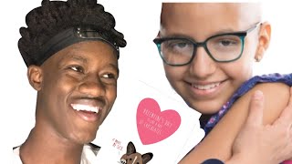 I sent a valentines day card to a child at st judes