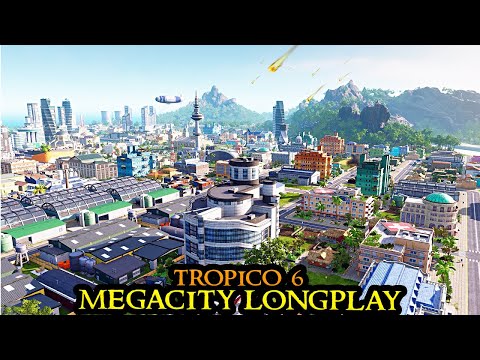 Tropico 6 MEGACITY Longplay From Scratch || City Builder Tropical BEAUTIFUL Gameplay Strategy