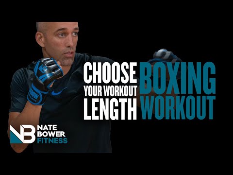 6 or 60 Minute Shadow Boxing Workout | Choose your Workout length | NateBowerFitness