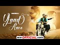 Yaad Aave Official Video Manraj Punjabi Pop Latest Punjabi Songs 2024 Speed Records
