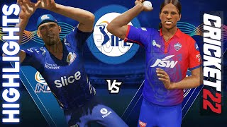 𝗺𝗶 𝘃𝘀 𝗱𝗰 - Mumbai Indians vs Delhi Capitals Match Highlights IPL 15 Cricket 2022 | Match 69