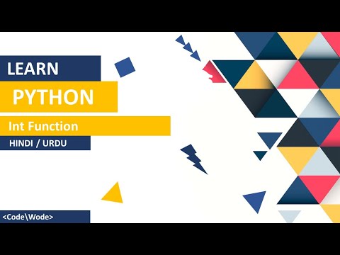 Python Int Function Tutorial In Hindiurdu