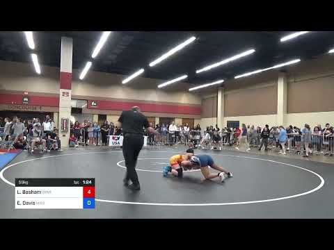 59 Kg Round Of 16 - Lexie Basham, Spartan Mat Club Vs Eunique Davis, Missouri Baptist Wrestling Cl