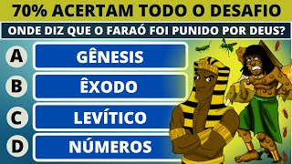 30 PERGUNTAS BÍBLICAS DIFÍCEIS E FÁCEIS PARA AUMENTAR O SEU CONHECIMENTO - QUIZ CRISTÃO