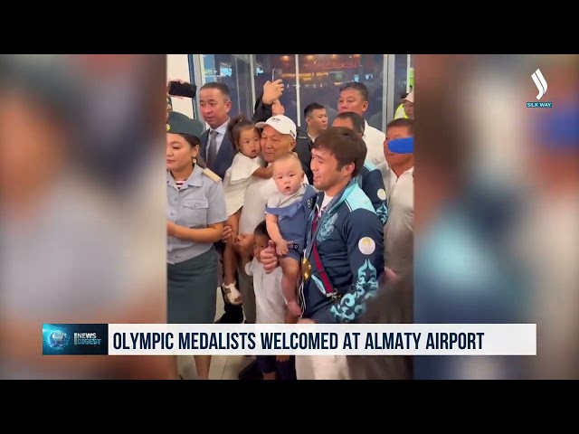 Олимпиада чемпиондары Парижден елге оралды