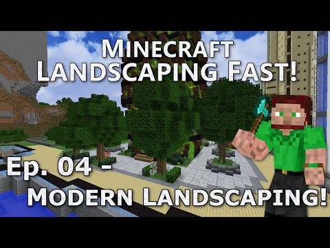 Coop Dizzle - How to Landscape for Modern Builds! - Minecraft Landscaping Fast! Ep. 4