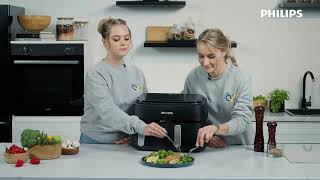 Philips Dual Airfryer 3000 Series NA351/00 - відео 1