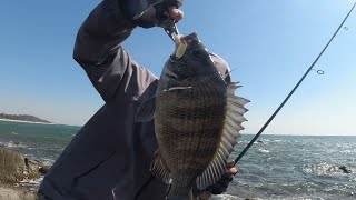 北风6级钓鱼真好玩，衣服湿了又干，干了又湿