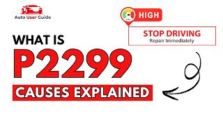 OBD Code p2299 Guide to Repair