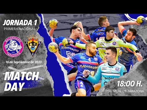 🤾🏻‍♂️   1ª ESTATAL MASCULINA JORNADA 1: BM TARAZONA vs BM ZARAUTZ 16-09-2023