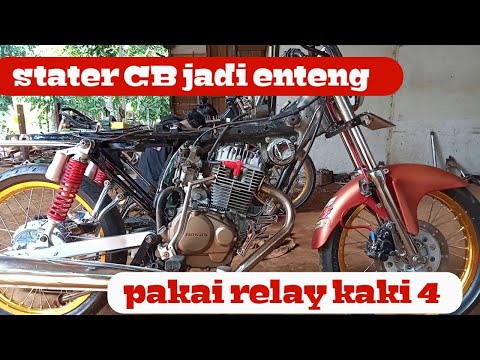 Mengganti bendik stater dengan rellay HELLA 12V 30 ampere