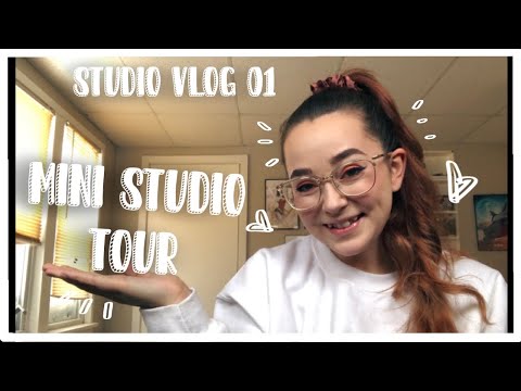 Mini Studio Tour | Studio Vlog 01