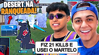 FREITAS APELOU COM O NOVO MARTELO E FEZ 21 KILLS! DESERT NA RANQUEADA? NOBRU JOGOU NA NOVA ATT React
