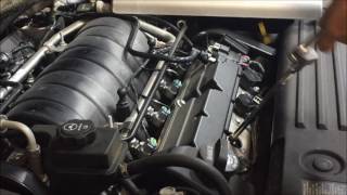 CADILLAC NORTHSTAR 4.6 SPARK PLUG AND COIL REMOVAL