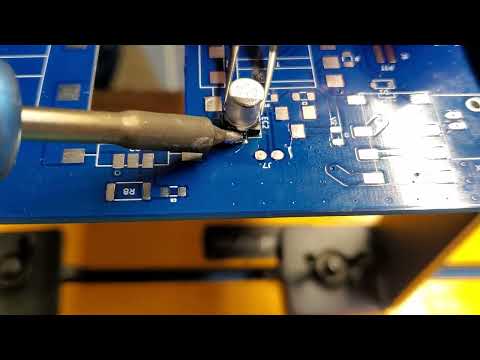Soldering an SMD Electrolytic