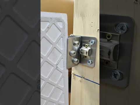 No-punch single-sided glass door hinges! #tools