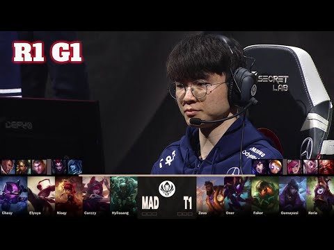 MAD vs T1 - Game 1 | Round 1 LoL MSI 2023 Main Stage | Mad Lions vs T1 G1 full game