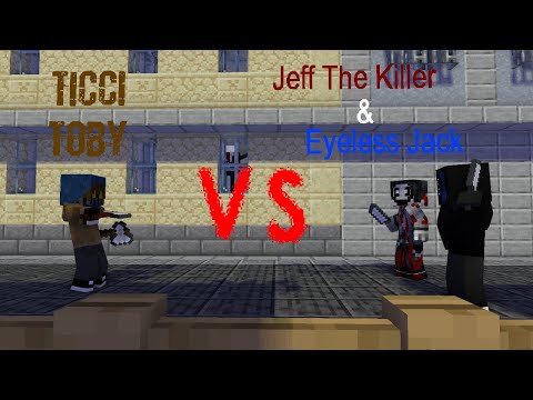 Dipsy517 - Jeff the Killer & Eyeless Jack vs Ticci Toby & Slenderman [Minecraft Battle Animation]