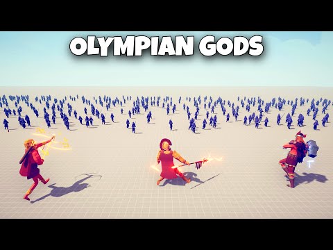 OLYMPIAN GODS TRIO vs EVERY UNIT - Totally Accurate Battle Simulator TABS