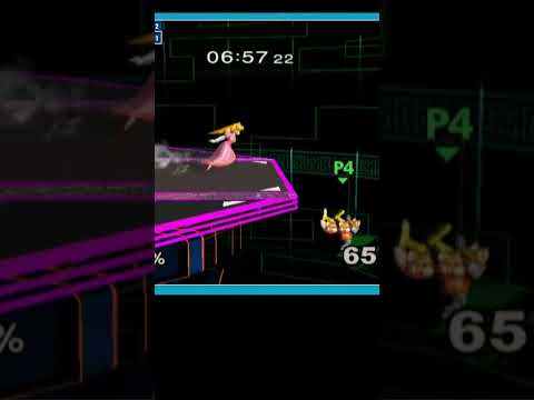 Crazy new edgeguard by Sirmeris at #Shine #smash #peach #melee #ssbm 💃