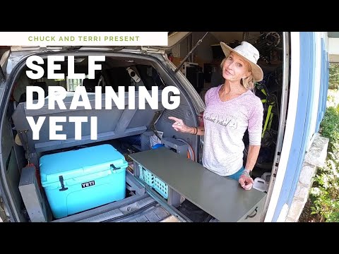 Self Draining Camp Cooler