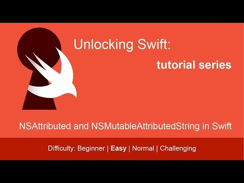 NSAttributed and NSMutableAttributedString in Swift