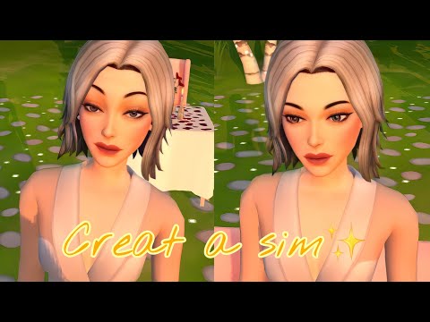 How to creating a beautiful female sim ✨👩🏻| Step by step | The sims mobile