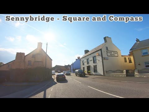 A drive with us production 02/09/23 Sennybridge - Llandovery - Square & Compass Wales realtime GoPro