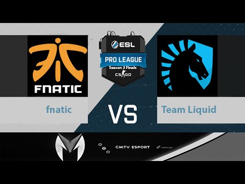 CS:GO - fnatic vs Liquid @Cache BO3 Group B Decider ESL PRO League Season 3 finals 12-05-2016