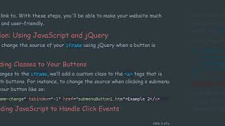 How to Dynamically Change the iframe Source on Button Click in HTML