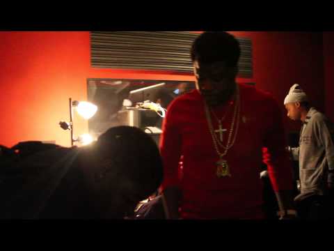 LIl Phat At The Studio In Naptown Doing Feature With Gutta Tv