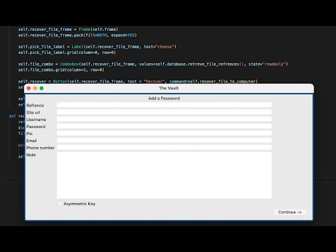 Making A Password File Manager Using Python Sql And Tkinter