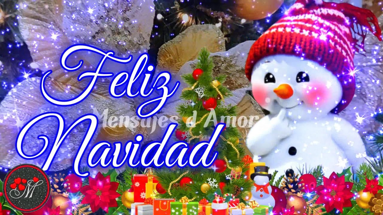 Feliz Navidad en la distancia con bonita música navideña 🎄 UN BONITO MENSAJE DE NAVIDAD PARA TI 🎁