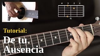 Alberto Plaza- &quot;De tu Ausencia&quot; en Guitarra