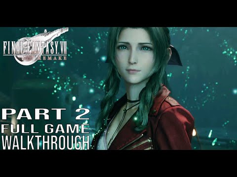 Final Fantasy 7 REMAKE Gameplay Walkthrough Part 2 Full Game - No Commentary (FFVII Remake)