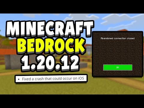 CONNECTION ISSUES FINALLY FIXED! Minecraft Bedrock Edition 1.20.12 Update!