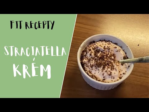 FIT RECEPTY - ĽAHKÝ STRACCIATELLA KRÉM