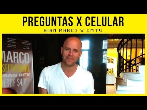 Gian Marco video #Preguntas X Celular - Argentina | Septiembre 2017