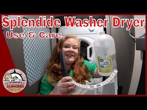 Splendide RV Washer Dryer Use And Cleaning Cycle