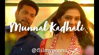 munnal kadhali (slowed + reverbed) tamil :)