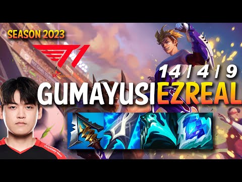 T1 Gumayusi EZREAL vs VAYNE ADC - KR Ranked