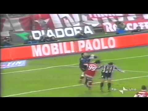 Serie A 2000-2001, day 13 Perugia - Udinese 3-1 (Saudati, Sottil, Materazzi, Tedesco)