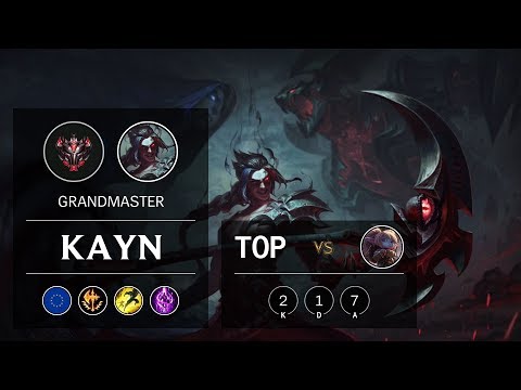 Kayn Top vs Poppy - EUW Grandmaster Patch 9.14