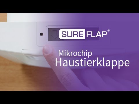 SureFlap Mikrochip Haustierklappe - Batteriewechsel 