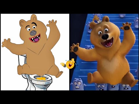 Grizzy - Grizzy les Lemmings | Drawing Meme 😂 | Baby - sitting façon