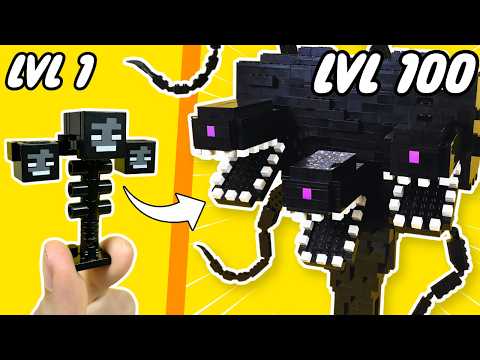 Small vs Large Lego Minecraft Mobs